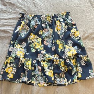 floral print skirt
